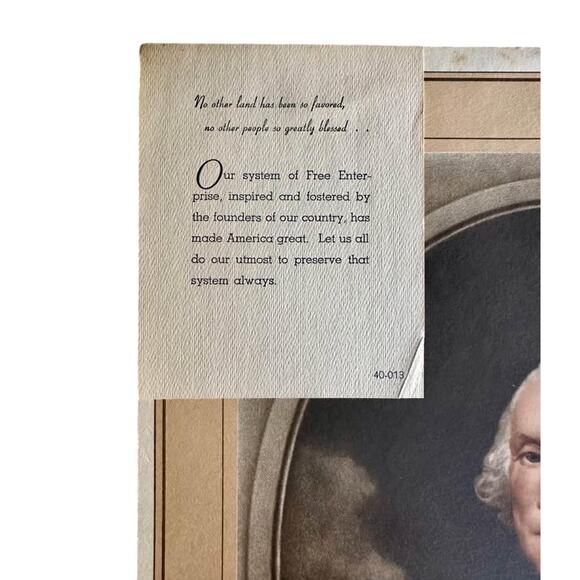 Vintage 1931 George Washington Mezzotint Print by Frost & Reed Ltd. - Picture 10 of 10